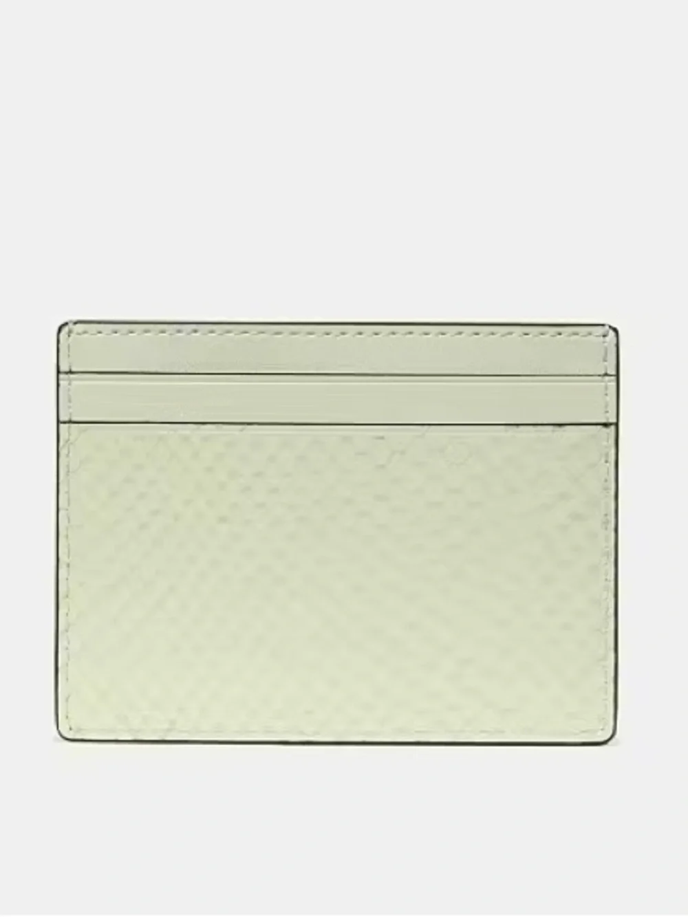 NWT Kate Spade Snake Small Slim Card Holder• Lime frosting with snake print